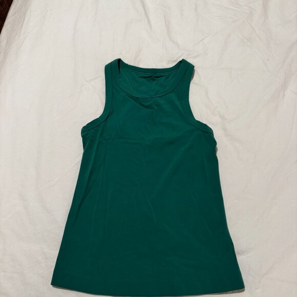 Lululemon Storm Teal Align Waist Length Racerback Tank Top - Picture 2 of 2